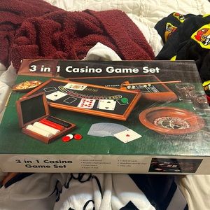 3 in 1 Casino Games set